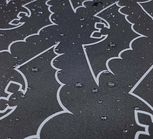 Vista 3 de Halloween Tablecloth, Halloween Table Cloth for Rectangle Tables 54 x 54 inch, Halloween Bat Washable Polyester Vintage Table Cover for Picnic Party