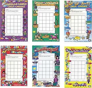 Super Duper Publications | 216 Mini Speech and Language Incentive Charts | Educational Resource for Children