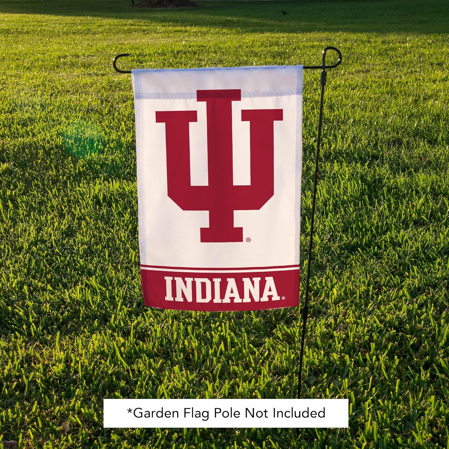 Desert Cactus Indiana University IU Garden Flag – 19 x 12 Inch Indiana Hoosiers Banner, for Outdoor Display and Events (Design B)