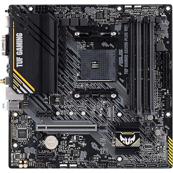 ASUS TUF Gaming A520M-PLUS WiFi Motherboard Socket AMD A520 (Ryzen AM4, Micro ATX with M.2 Support, 802.11ac Wi-Fi, DisplayPo