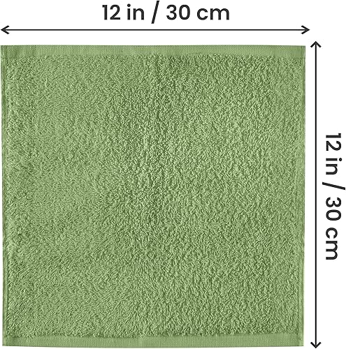 Miniatura 2 de Utopia Towels Juego de paños de algodón 100% hilado en anillo, paños de franela de gama alta, altamente absorbentes y suaves al tacto, paquete de