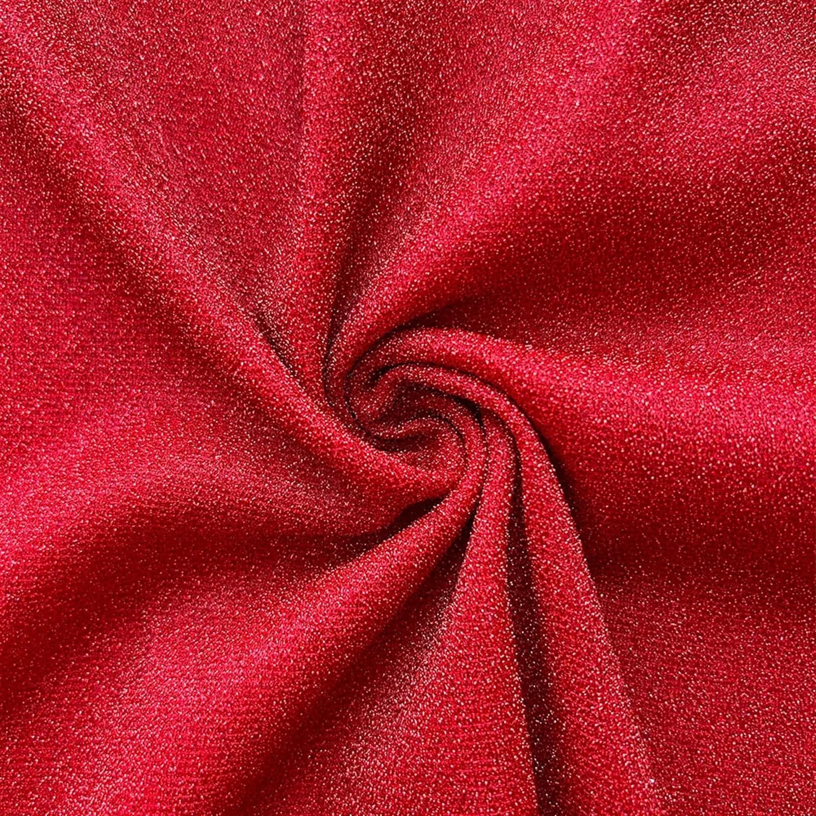 Tejido metalizado con purpurina, Tela de malla elástica punto con purpurina, cielo estrellado, Multicolor, boda, bricolaje, 50x150cm(Schwarz)