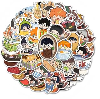 ハイキュー シール 126枚入り ステッカーセット 食べ物 動物 キャラクター 日向翔陽 孤爪研磨 可愛い 手帳シール 萌えグッズ 絵を貼る DIY 手帳テープ 贈り物 飾ります [並行輸入品]