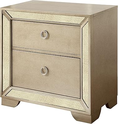Amazon Com South Shore Vito Nightstand With 2 Drawers And Charging Station Pure White Furniture Decor