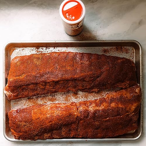 Miniatura 3 de Fire & Flavor Kansas City Rib Rub, auténtico condimento seco con sabor a barbacoa de Kansas City para costillas, mezcla exclusiva, sin gluten,