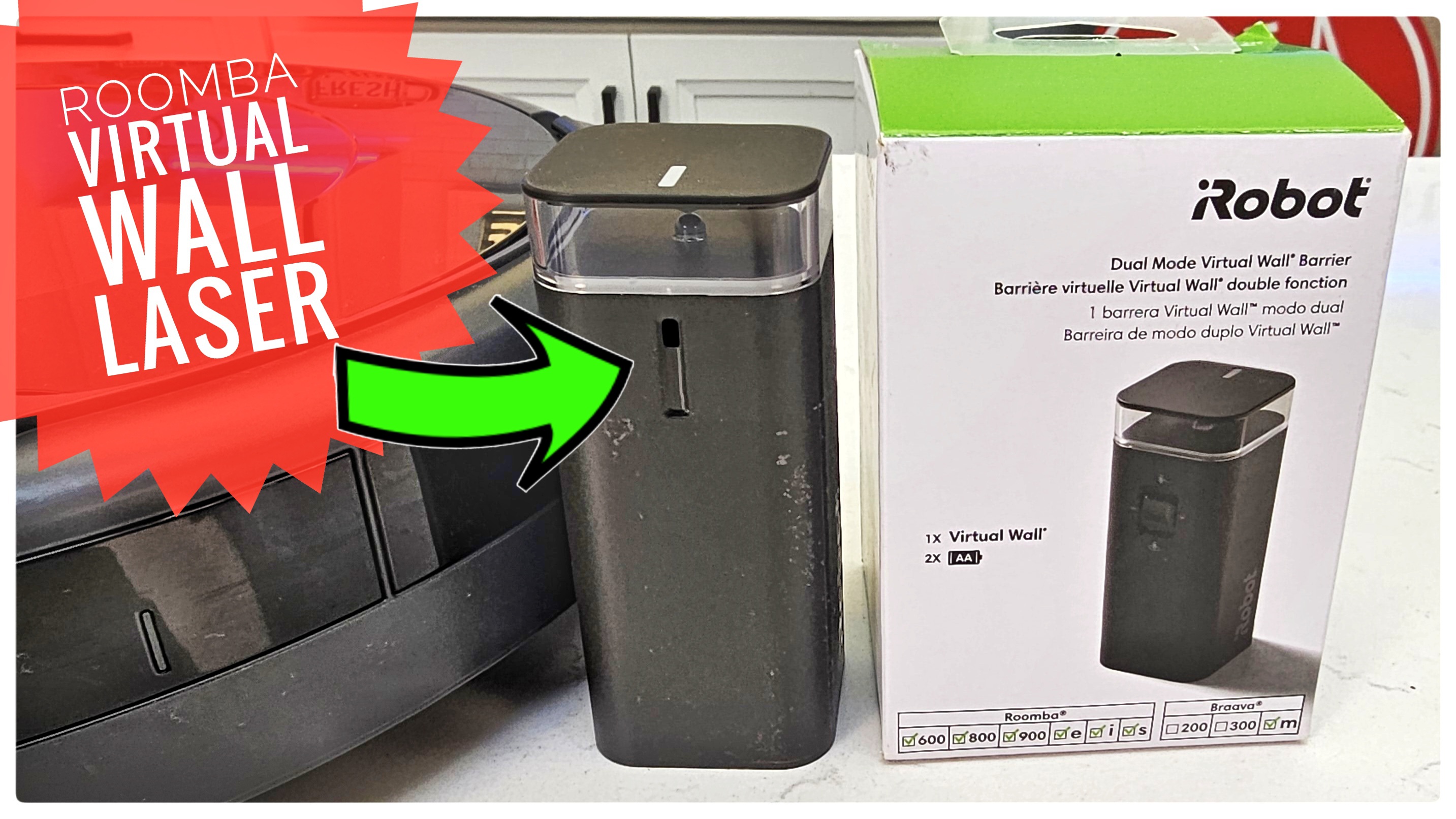 Watch iRobot Roomba Virtual Wall Barrier for Robot Vacuum Review