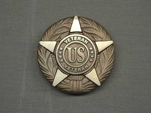 Marcador de tumba de bronce para veterano militar general con estaca de tierra