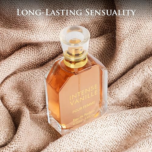 Miniatura 3 de Intense Vanille para mujer, fragancia oriental gourmand, notas superiores de mezcla de orquídea de vainilla y jazmín con frijol tonka y azúcar