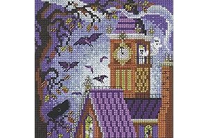 Mill Hill 2022 Haunted Tower Beaded Counted Cross Stitch Kit Embellishments