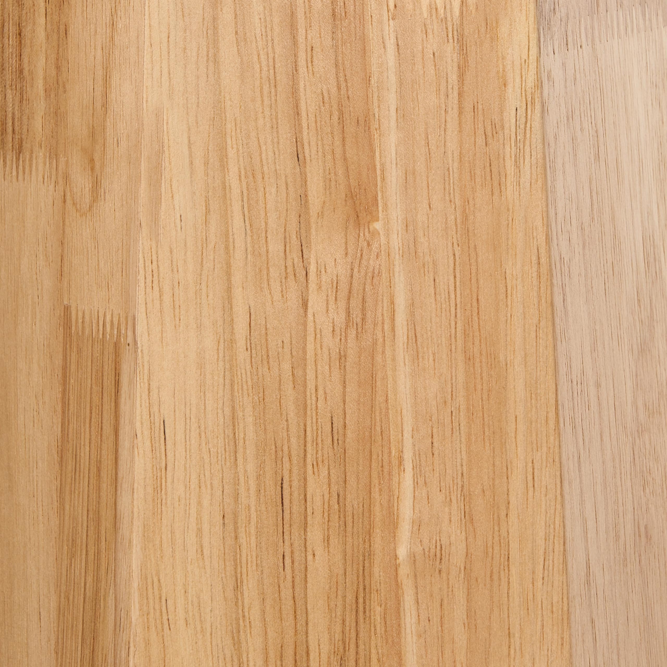 Beliani Lámpara de pie moderna con pantalla cilíndrica de tela de lino y madera de caucho natural Ilala