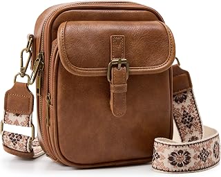 Small Crossbody Bag for Women with Card Slots Vegan Leather Messenger Bag Men Wallet, Cross Body Anti-theft Shoulder Purse