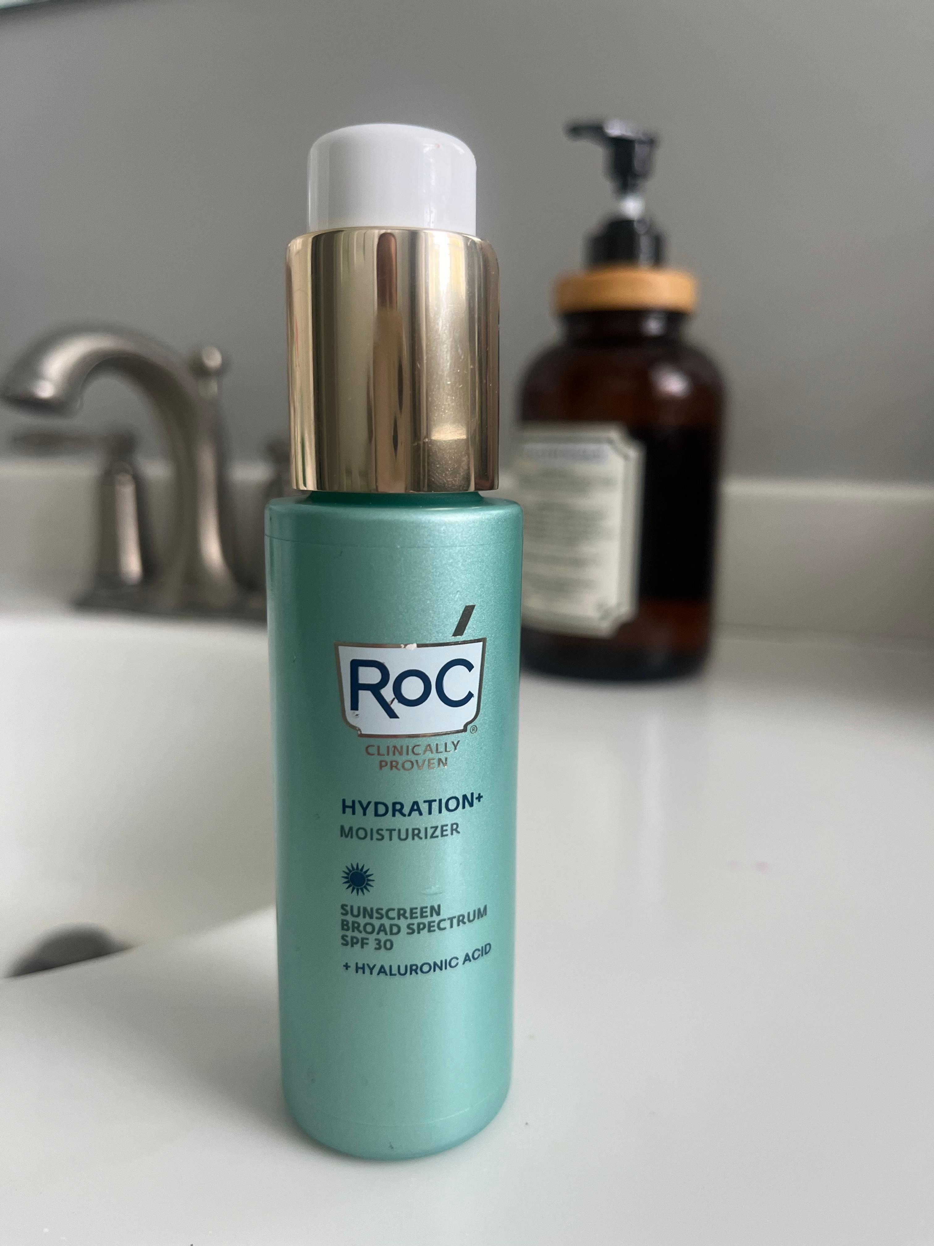 Amazon Roc Watch Roc hydration moisturizer with 30 SPF on Amazon Live