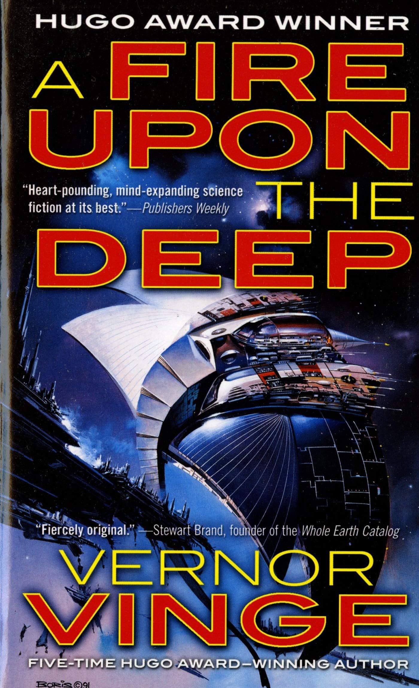 A Fire Upon The Deep (Zones of Thought, 1) Mass Market Paperback – February 15, 1993