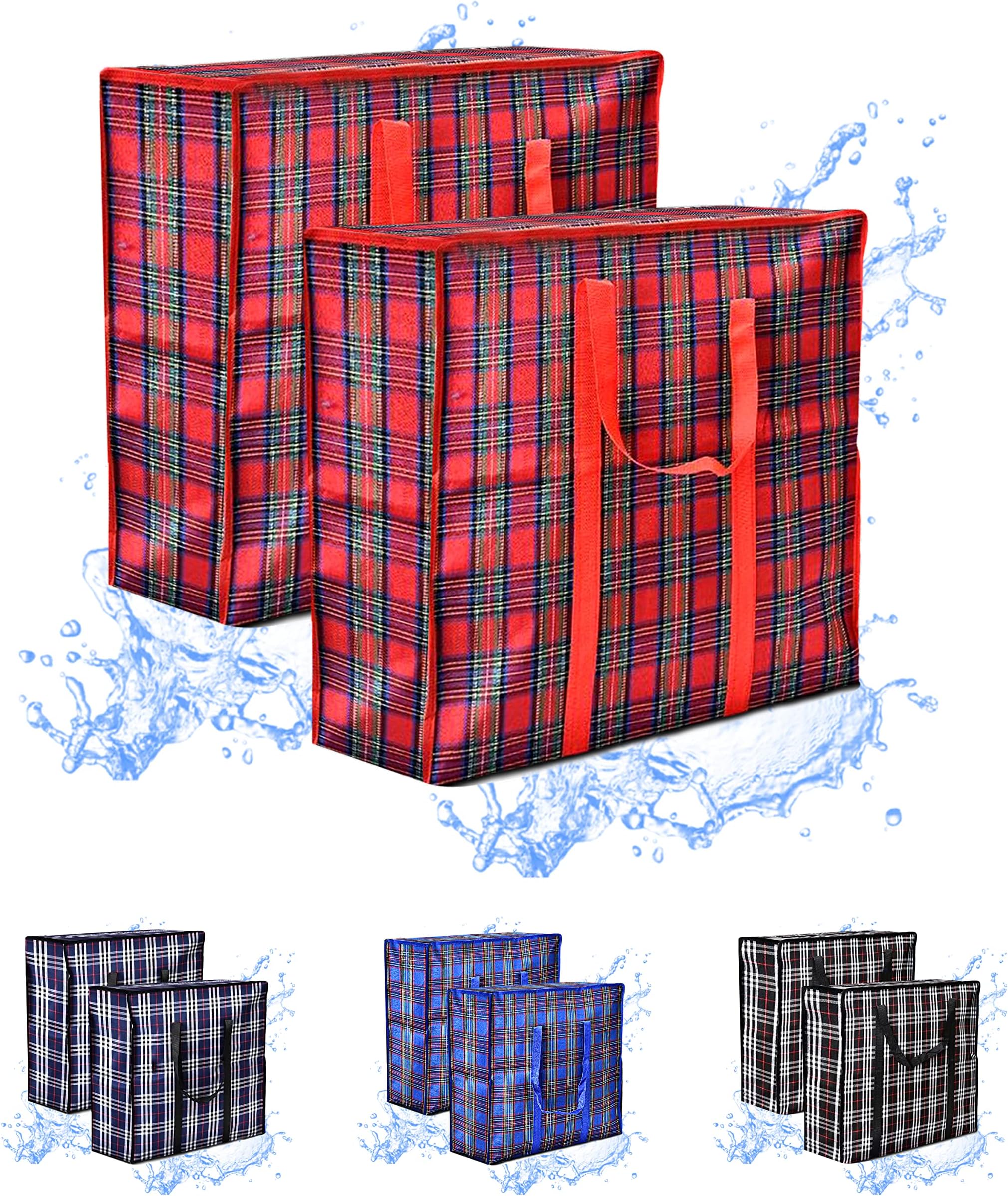 iPEAK Storage Bags Extra Large Heavy Duty Laundry Bag Waterproof Dust Resistant Reusable Double