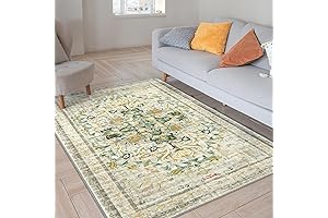 NORTHERN BROTHERS Washable 4x6 Rug