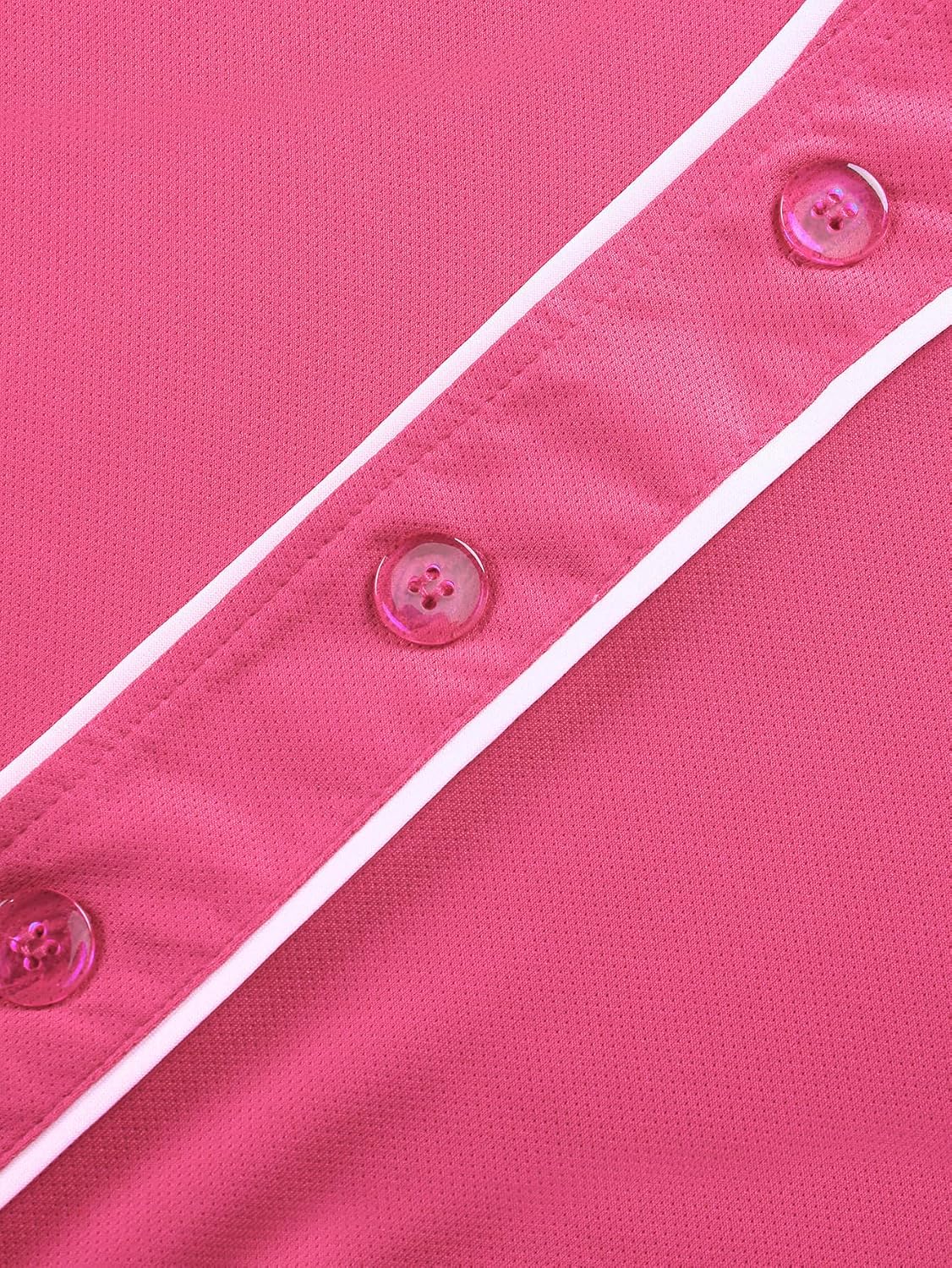 Blank Plain Baseball Jersey Shirt, Short Sleeve Button Down Shirts, Hip Hop Sports Uniform for Men and Women Adult