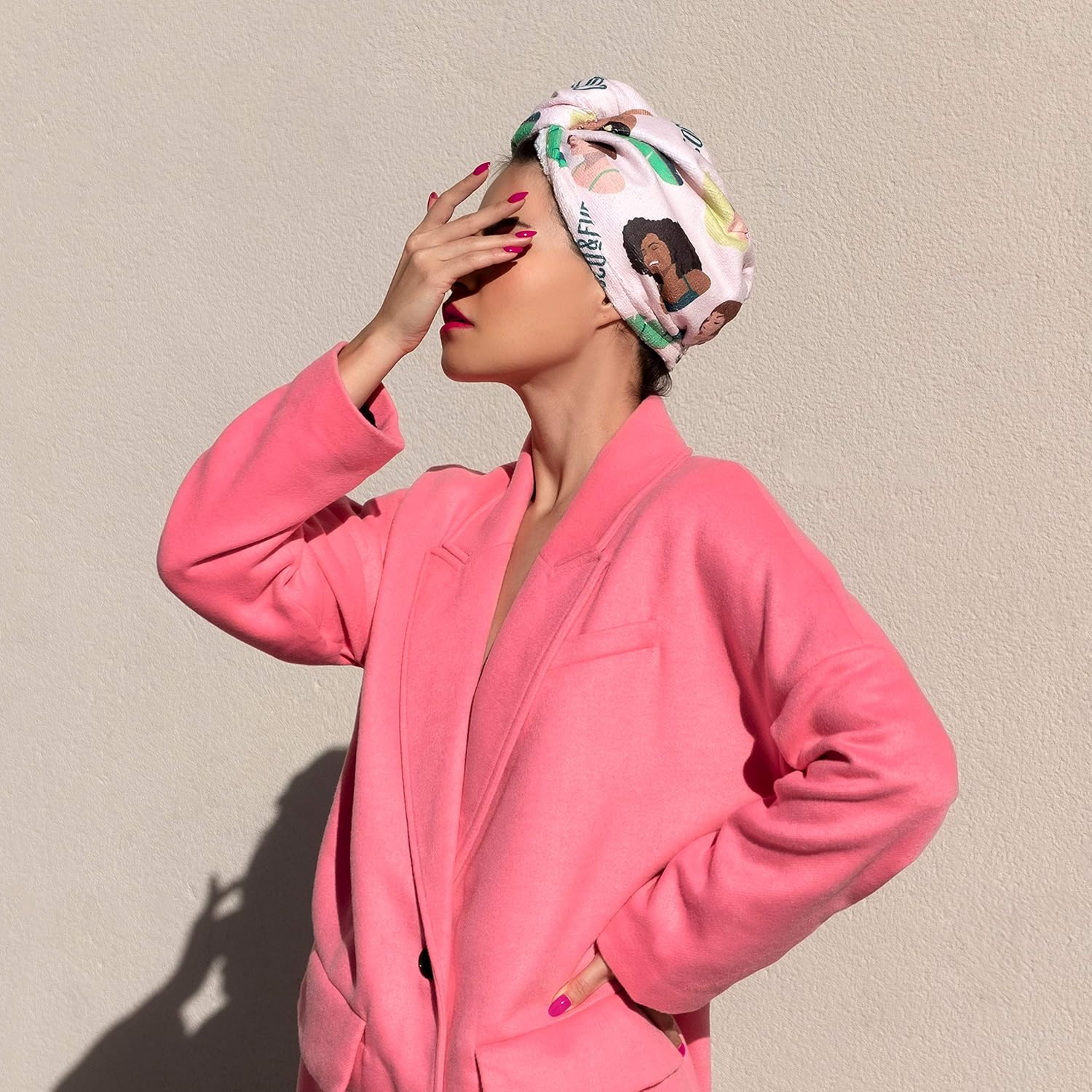 Coco & Eve New Hair Towel Wrap. Microfibre Hair Turban for All Hair