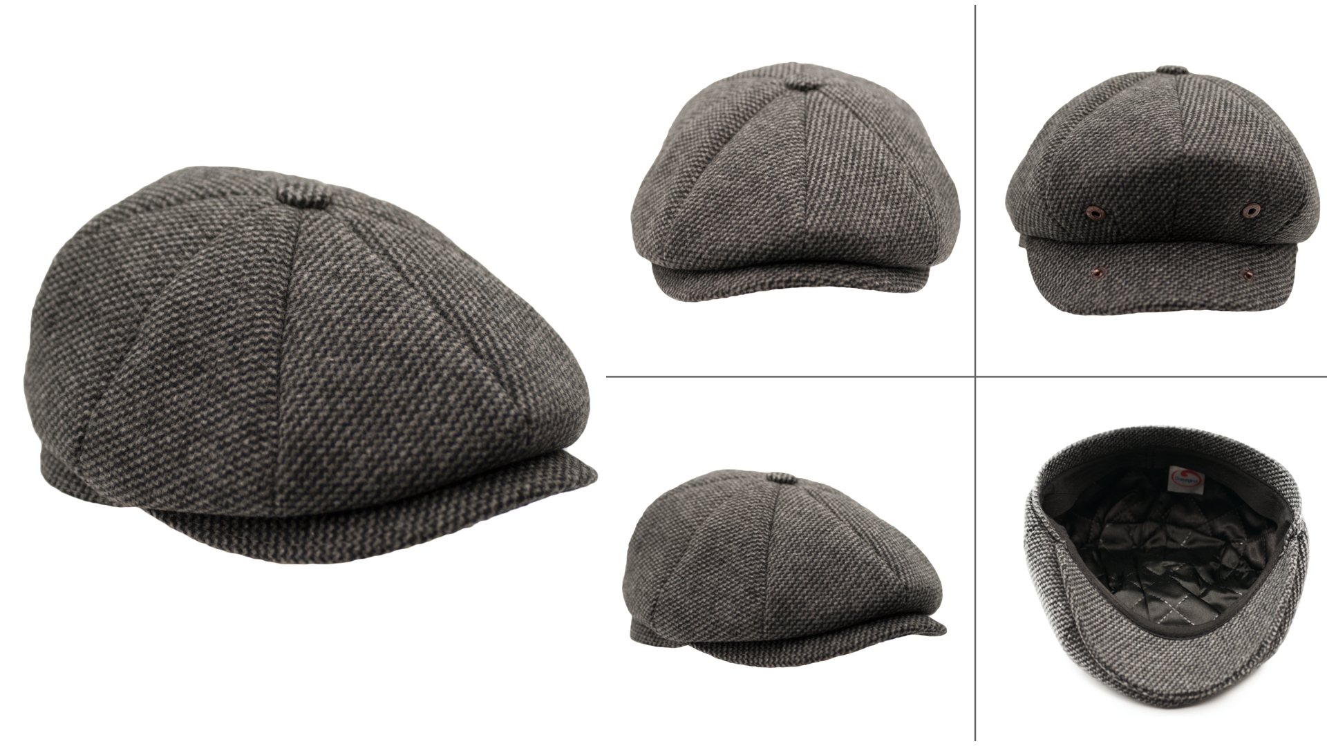 Berretto Piatto Uomo In Cotone - Coppola Vintage Stile Irlandese Per Estate - Foto 10