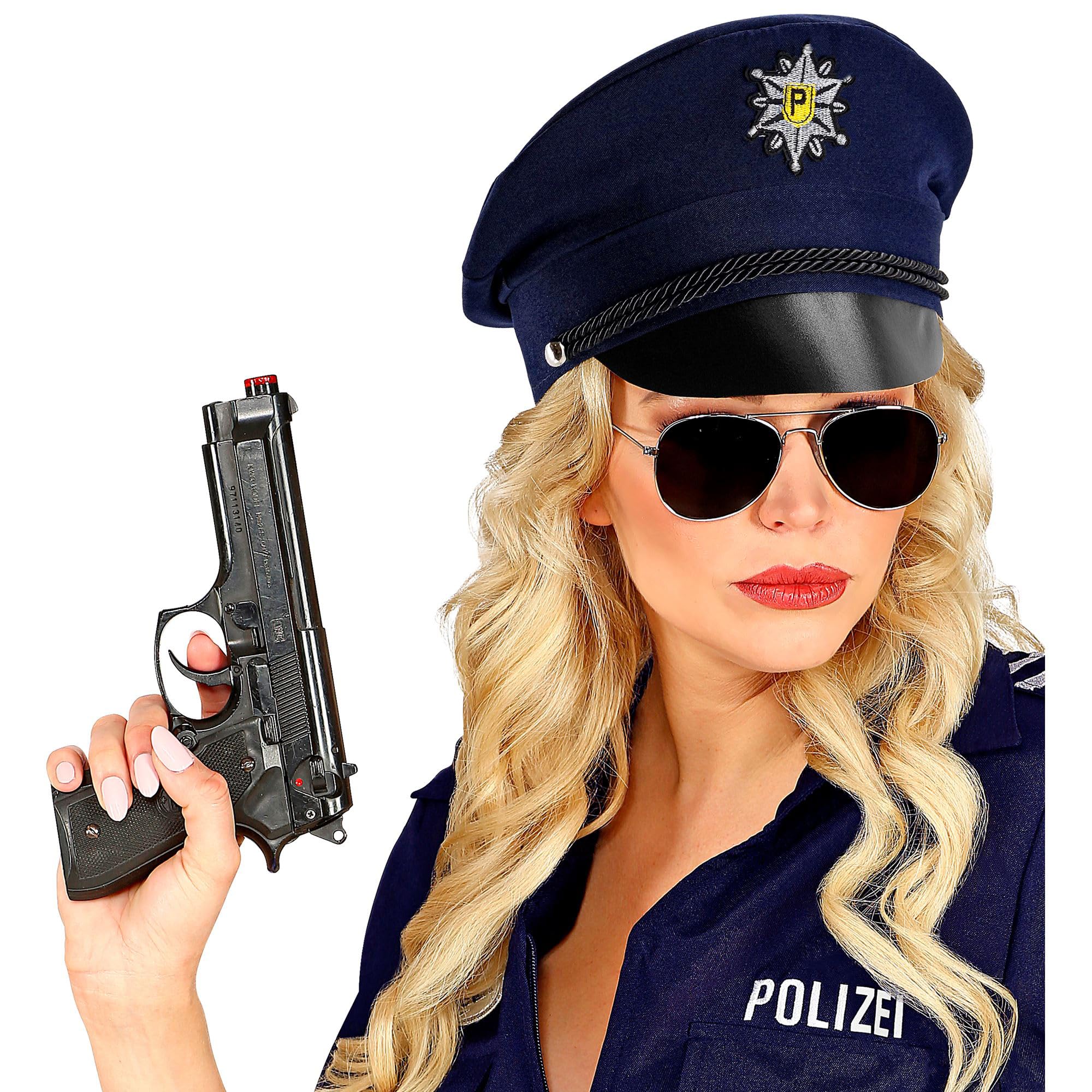 W WIDMANN MILANO Party Fashion - Adult Police Cap - Dark Blue - Police Cap - Uniform - Costume, Azul - Image 4