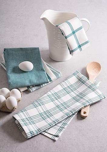 Miniatura 5 de Trapo de cocina DII grande y ultraabsorbente, de calidad profesional, para uso diario, 5 unidades de 18 x 28 pulgadas, color gris