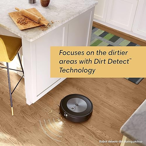 Miniatura 8 de iRobot Roomba J6+ Robot aspirador autovaciante – Identifica y evita residuos de mascotas y cables, se vacía hasta 60 días, mapeo inteligente,