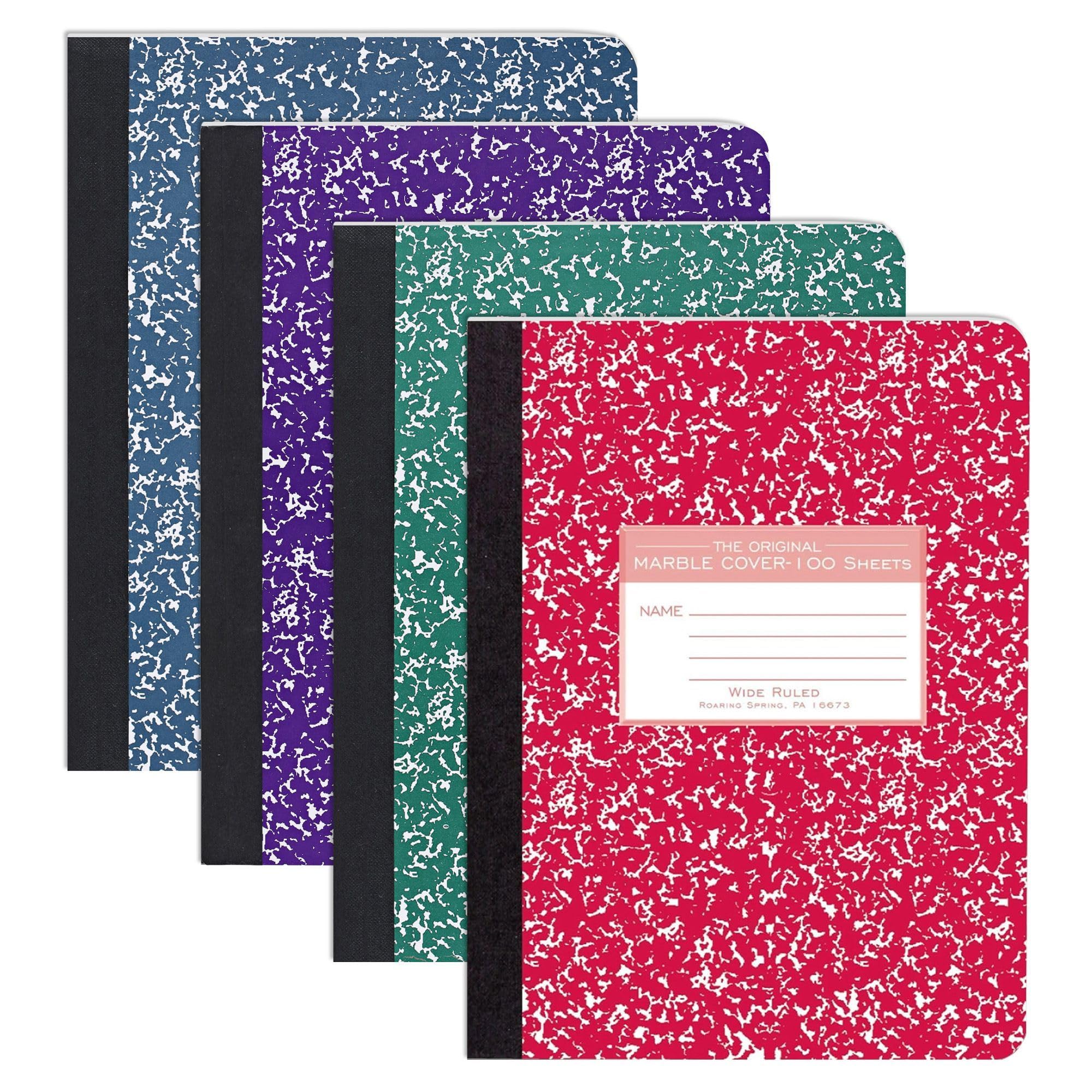 Lot de 4 Composition ordinateur portable 77239 à reliure cousue - 9