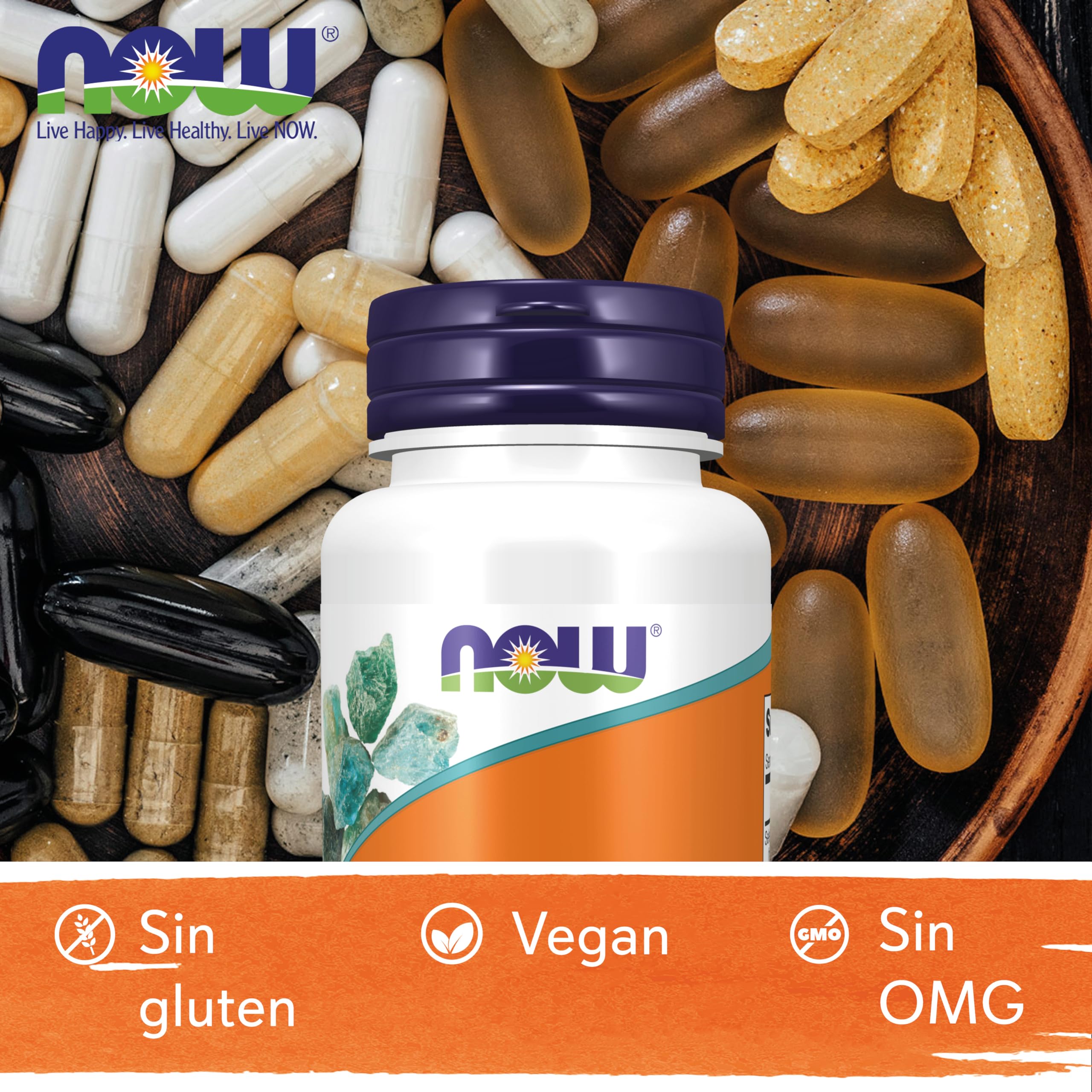Now Foods, Selenium, 200mcg, 90 Cápsulas veganas, Probado en Laboratorio, Oligoelemento, Selenio, Sin Gluten, Sin Soja, Vegetariano