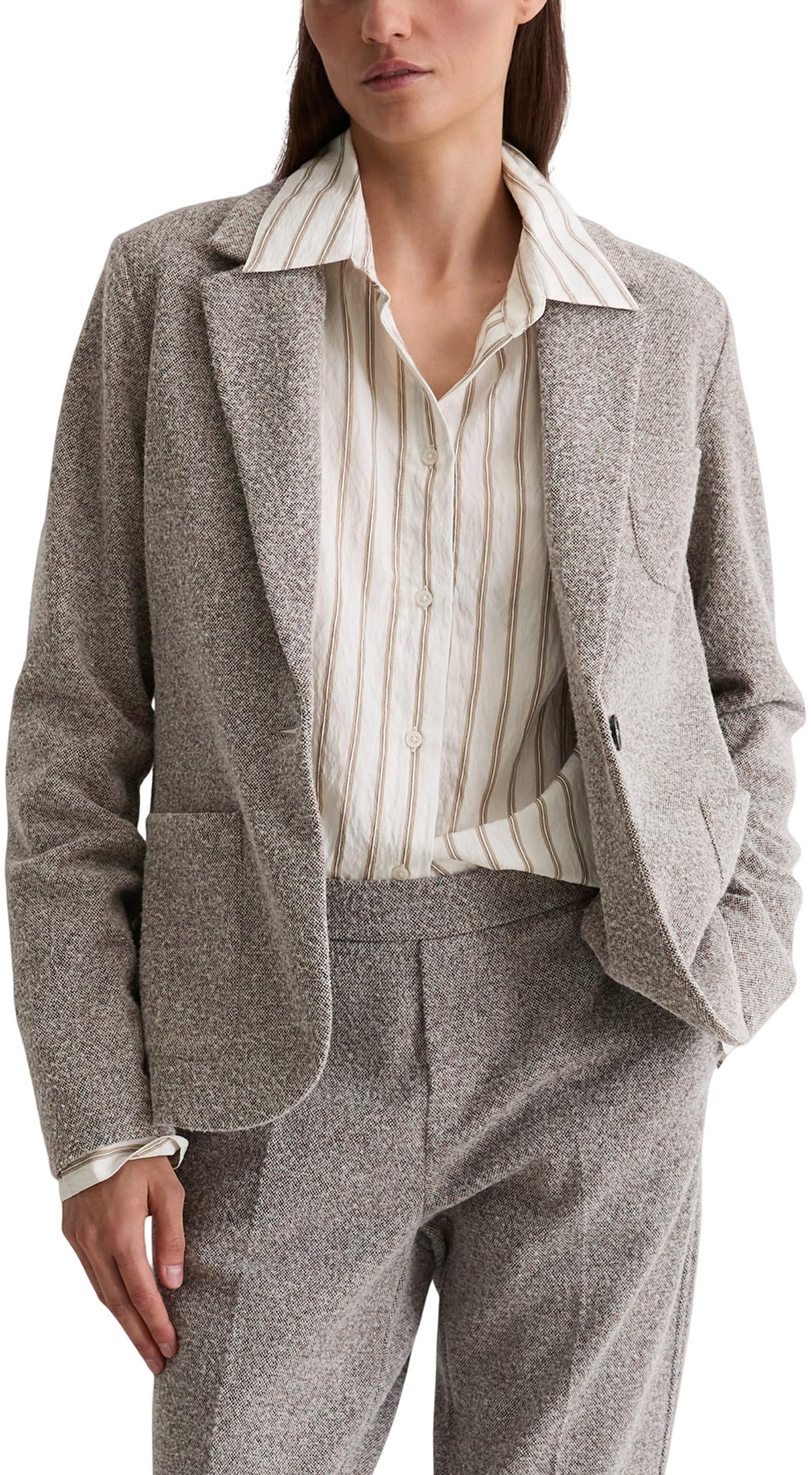 Marc OߴPolo Blazer de Punto Elegante Mujer Relaxed Fit