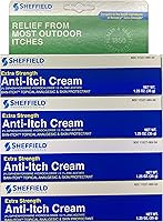 Dr. Sheffield's Extra Strength Anti-Itch Cream with Histamine Blocker - Fast Relief for Bites, Rashes, Sunburn - 1.25 oz
