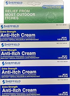 Dr. Sheffield's Anti-Itch Cream with Histamine Blocker - 1.25 Oz. (4)