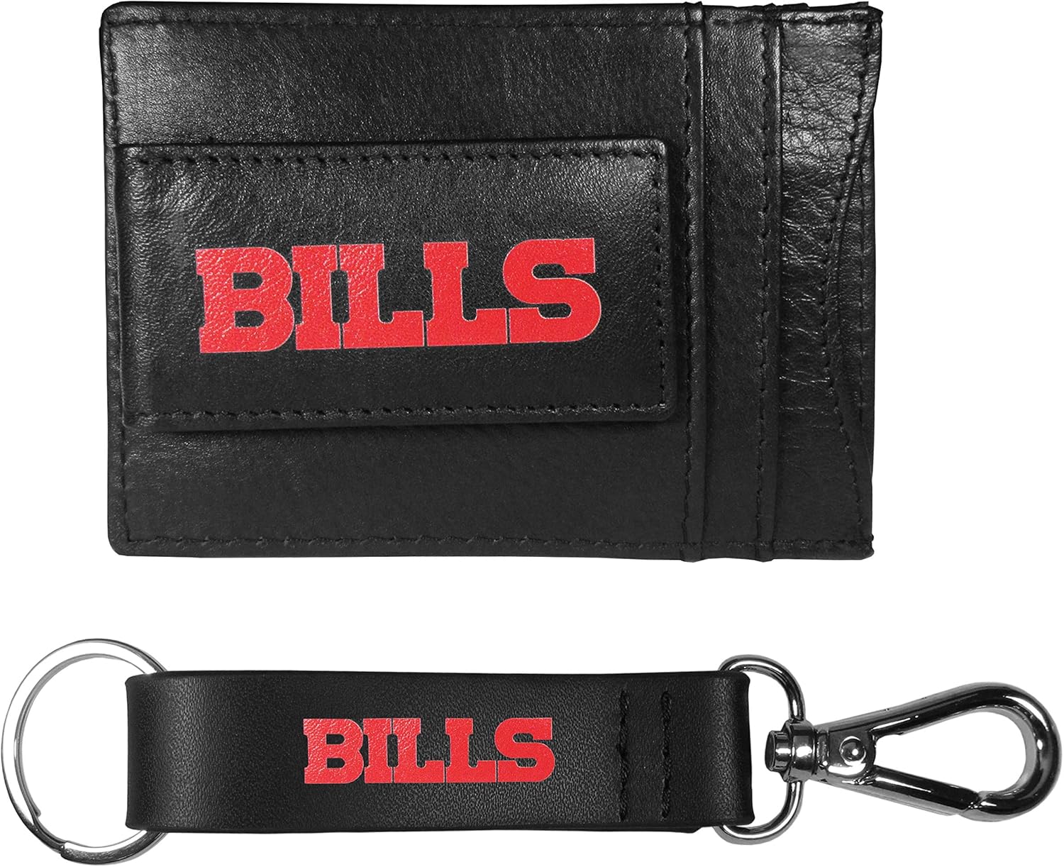 Siskiyou Sports Leather Cash & Cardholder & Strap Key Chain