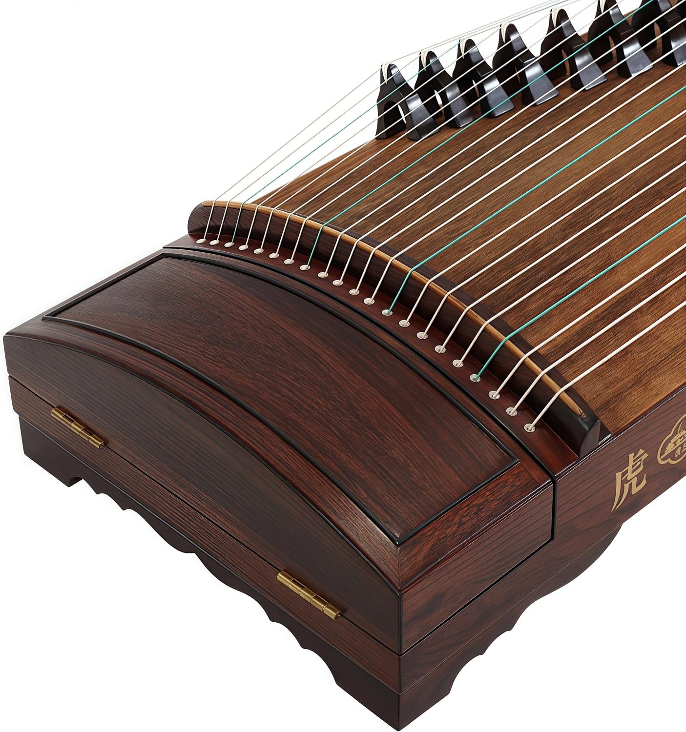 Chinese Zither, Guzheng, Chinese Instrument, Gu Zheng, Handcarved Aged Wood, 20-Yr Artisan Crafted, Natural Sound
