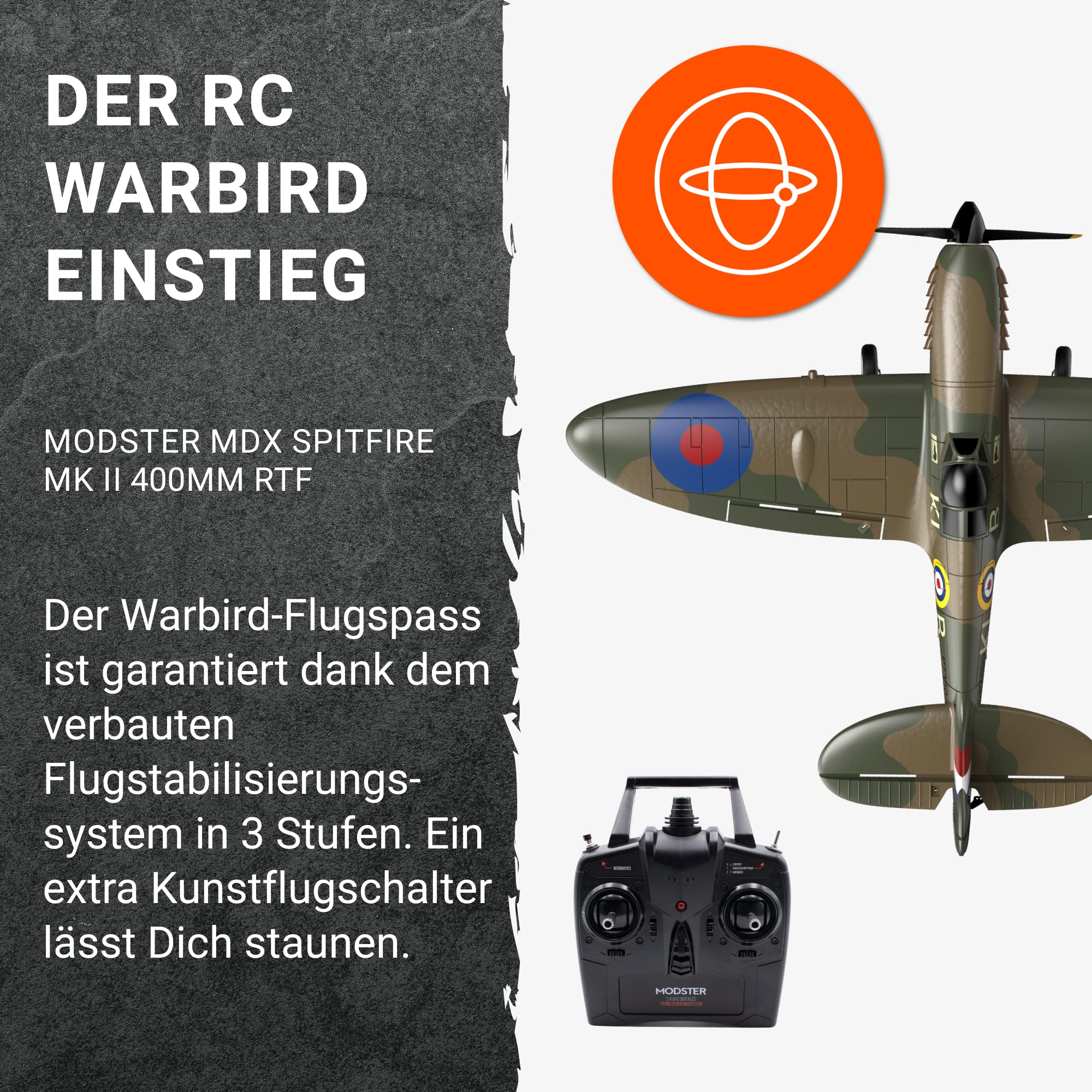 Moto Telecomandata VOLANTEXRC Aereo Radiocomandato No Transmitter
