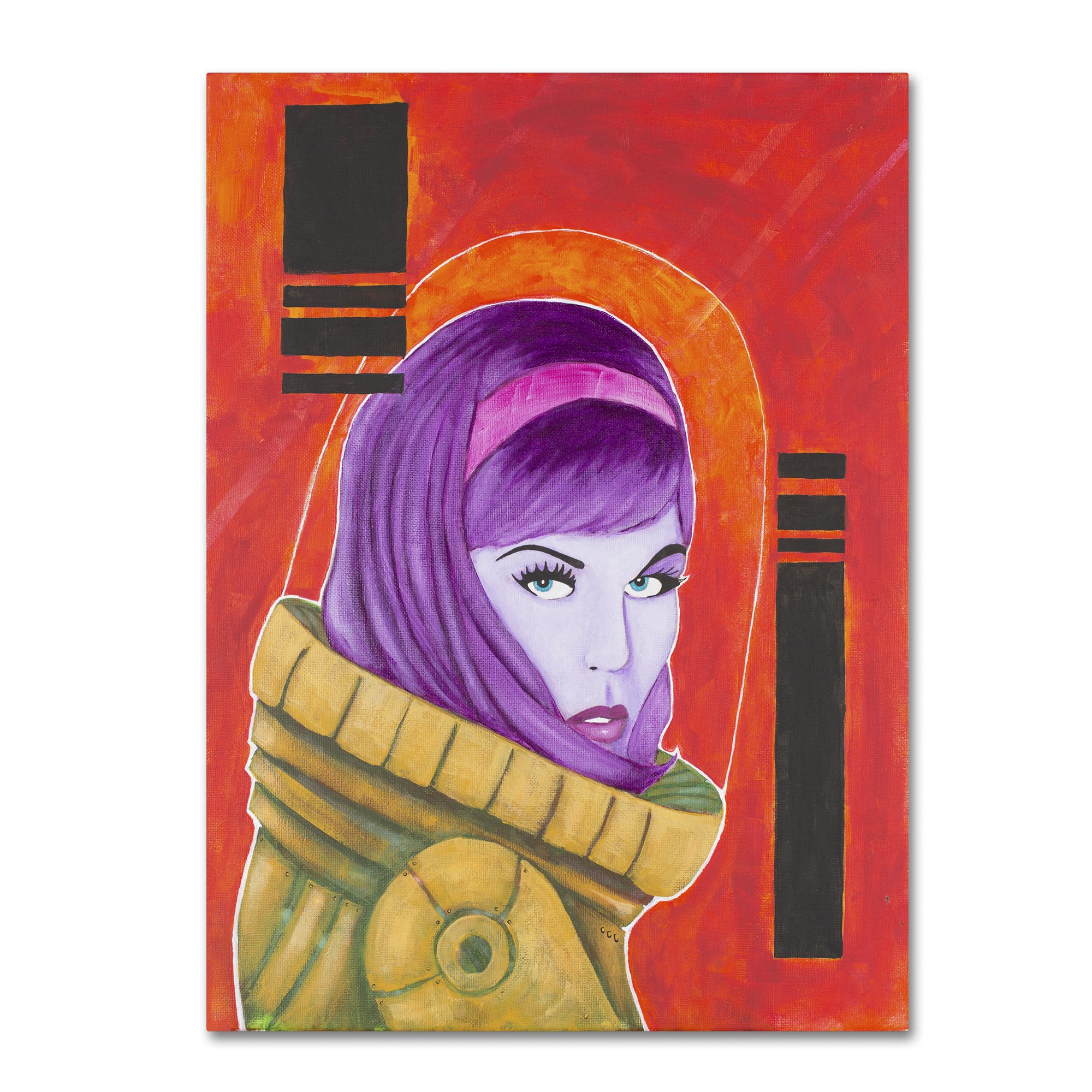 Astro-Anna I by Craig Snodgrass, 18x24-Inch Canvas Wall Art
