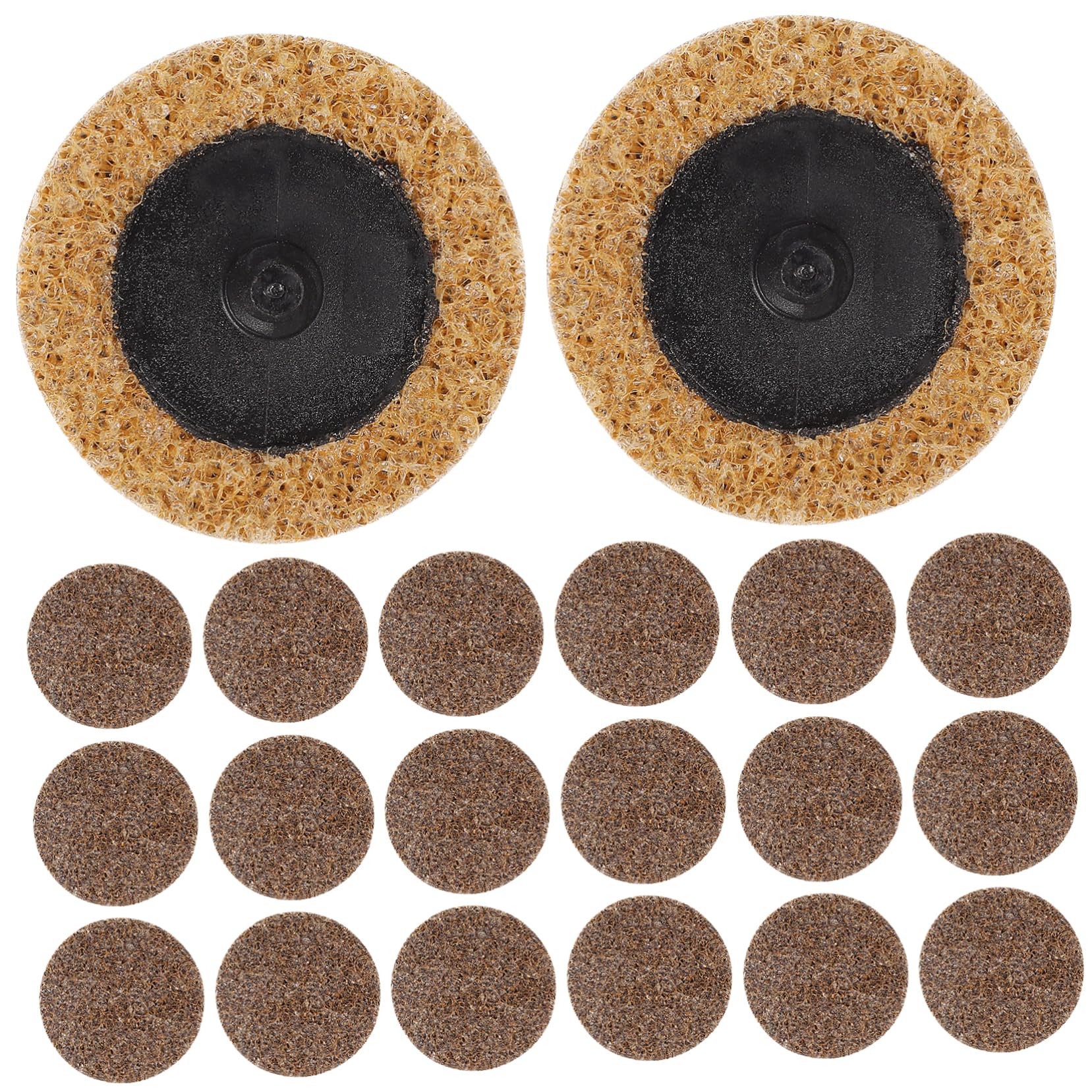Homoyoyo 2 Inch Sanding Discs Set 50 Pcs Angle Attachments Paint Stripper Abrasive Wheels for Grinder