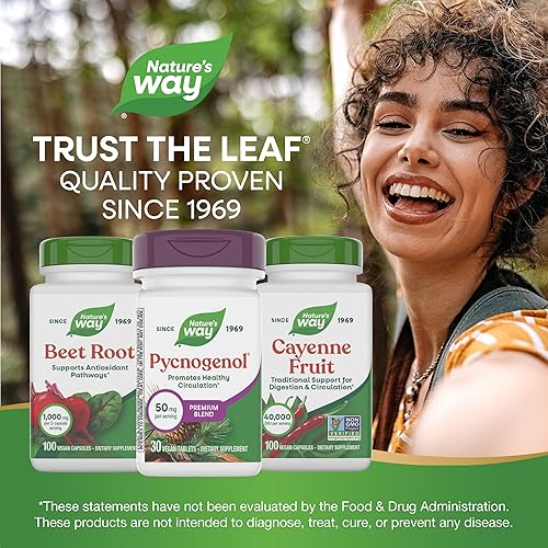 Miniatura 7 de Nature's Way Pycnogenol, promueve la circulación saludable*, 30 tabletas veganas