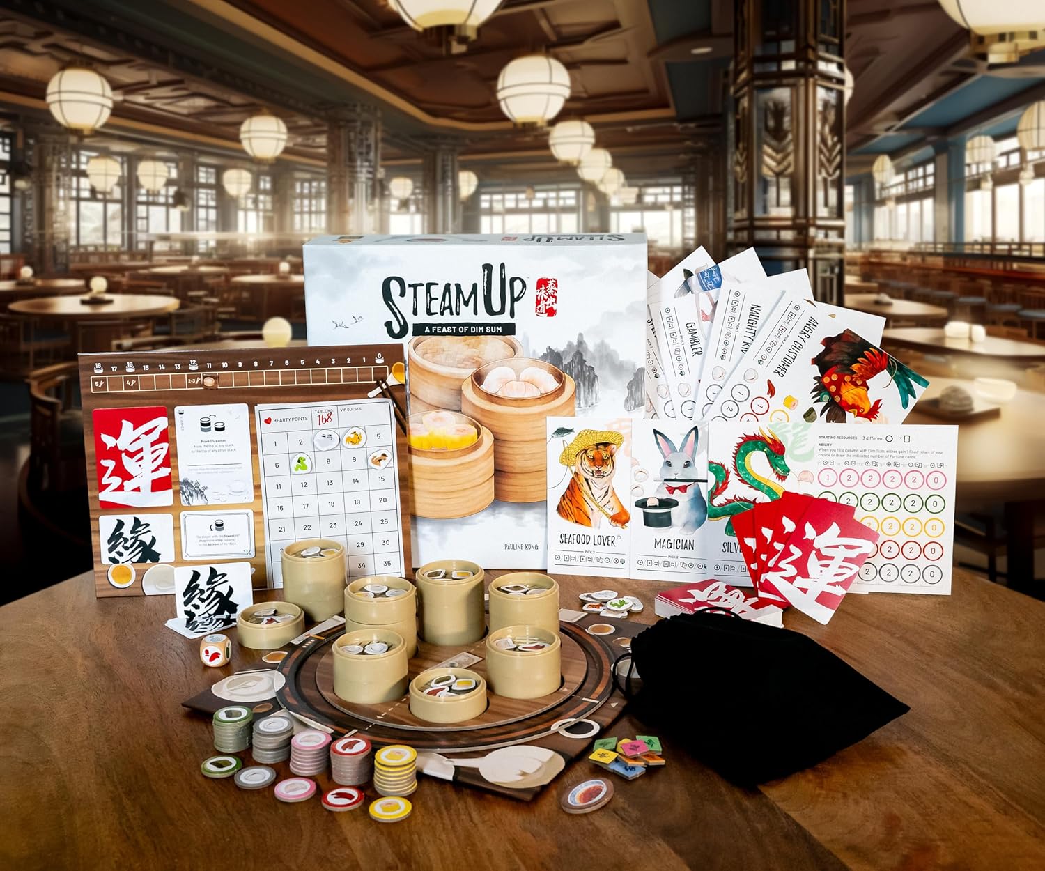 Steam Up: A Feast of Dim Sum by KTBG, Strategy Board Game