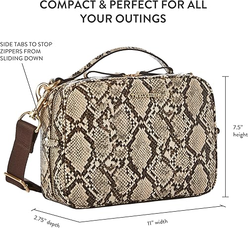 Miniatura 8 de TWELVElittle Luxe Diaper Clutch - Crossbody Diaper Bag with Portable Changing Pad, Zip Out Pouch and Wipes Case