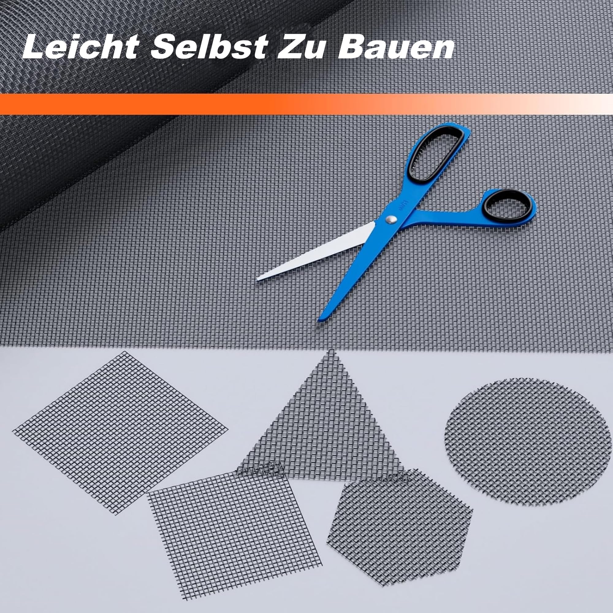 Bildschirm Fenster, Fliegengitter Fenster 122 x 767cm, 304 Edelstahl Fliegengitter Metall Zuschneidbar Ersatznetz, Geeignet für DIY, Wohnzimmer, Dachfenster, Oberlichter, Terrassentüren