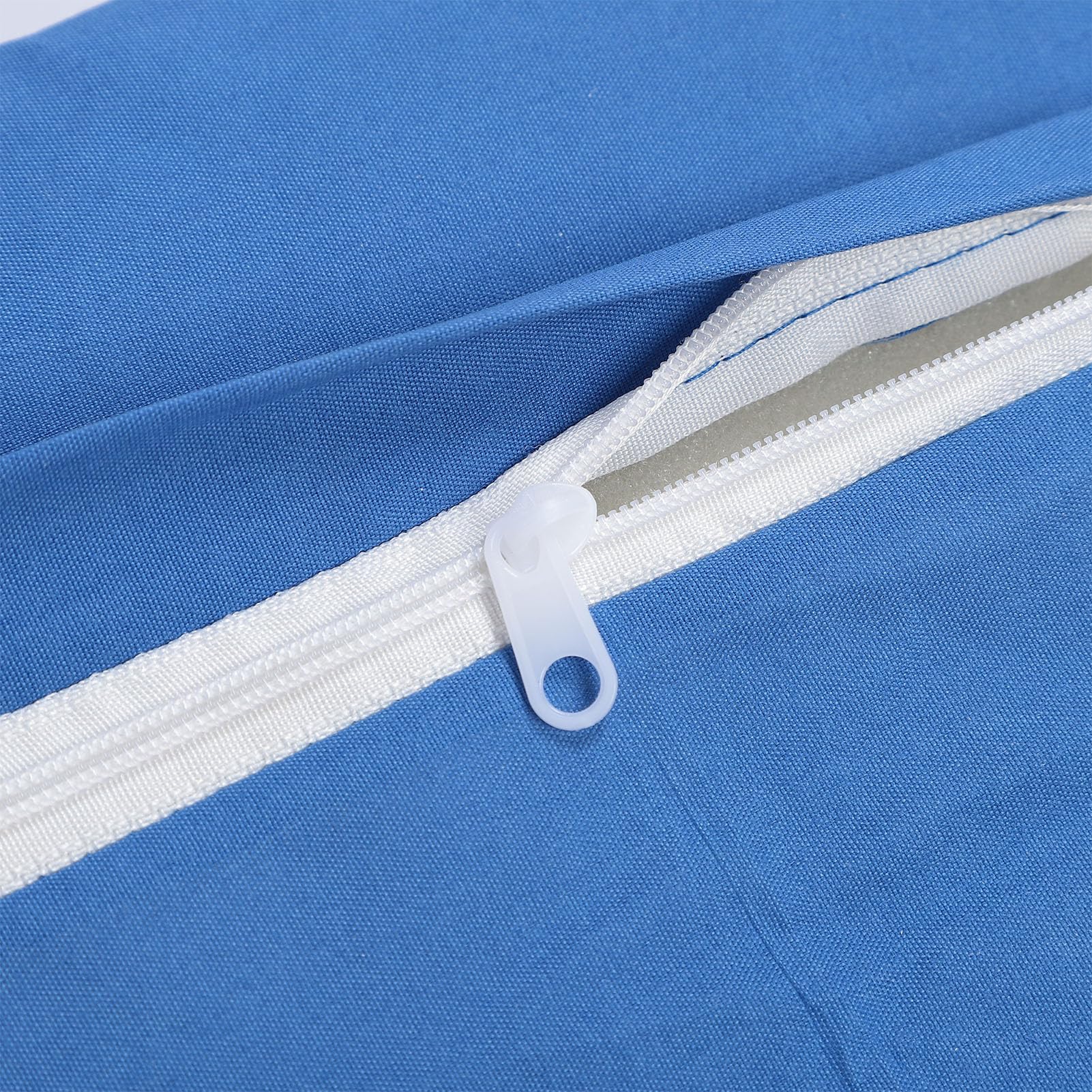 Cojín de cuña de soporte para piernas en forma de S, 59 x 55 x 20 cm, para un mejor sueño, ideal para la recuperación postoperatoria, cojín para piernas con elevación azul para un