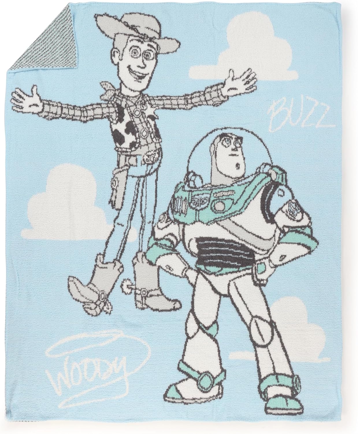 Jay Franco Kids Plush Throw Blanket – Soft & Comfy Fluffy 50x70 Inches Throw for Couch or Bed – Cozy Home Décor for Living Room & Bedroom, Multi - Toy Story - Image 3