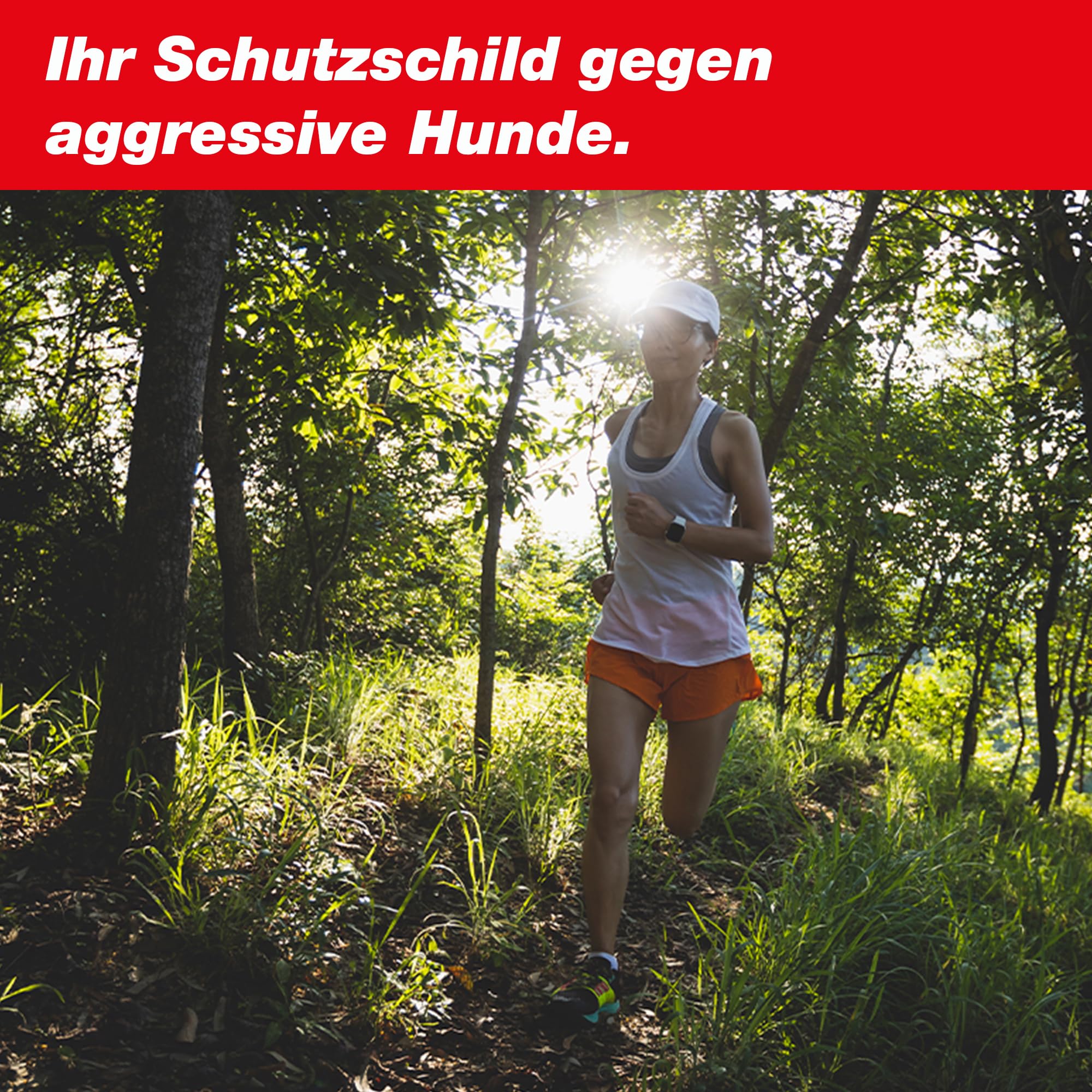 SWISSINNO Hundevertreiber Ultraschall – Handgerät mit bis zu 12 m Reichweite – Batteriebetrieb für mobilen Einsatz beim Joggen Radfahren Spaziergehen oder zur Unterstützung beim Hundetraining