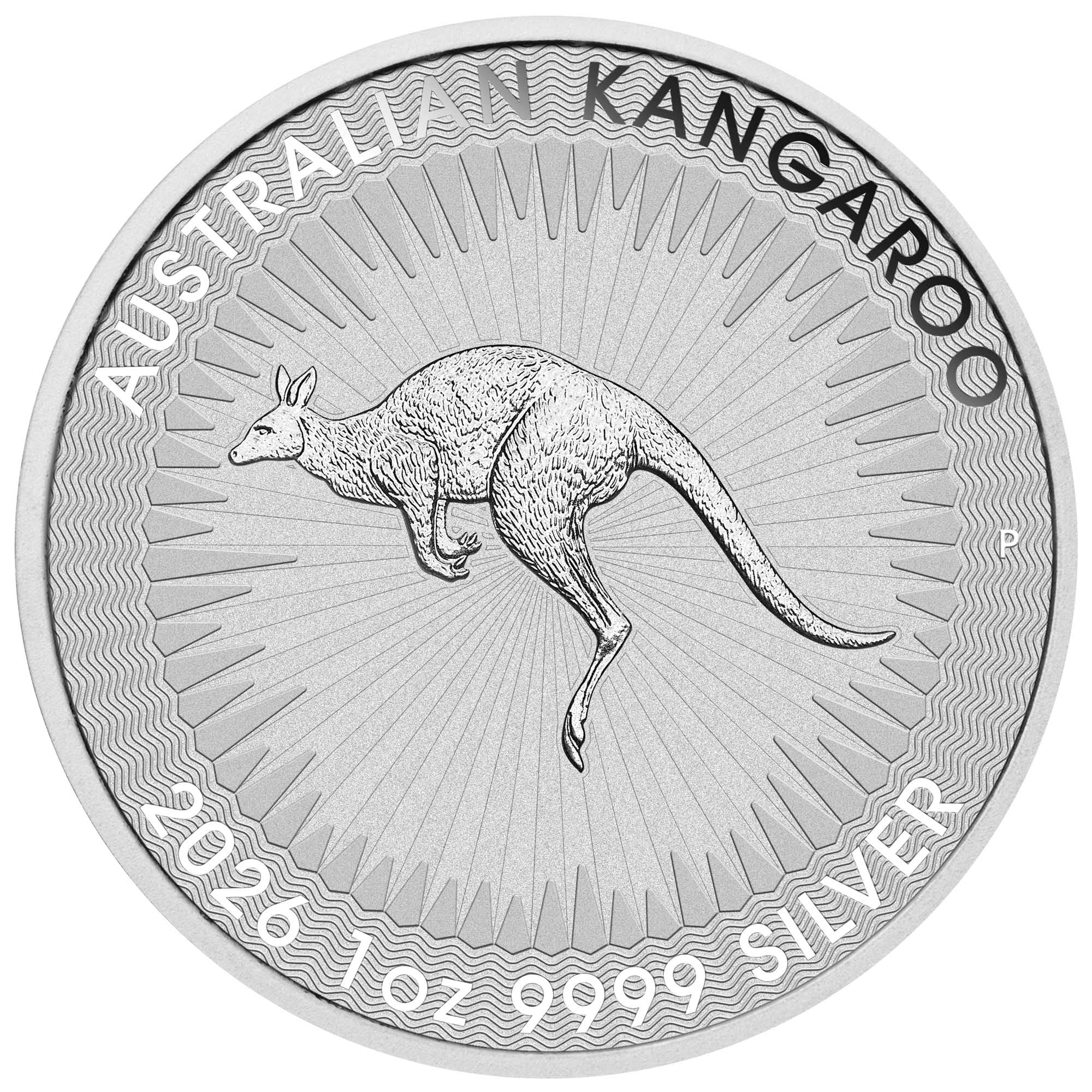 Silbermünze 1 oz Känguru 2026 Perth Mint Australien 999 Silber
