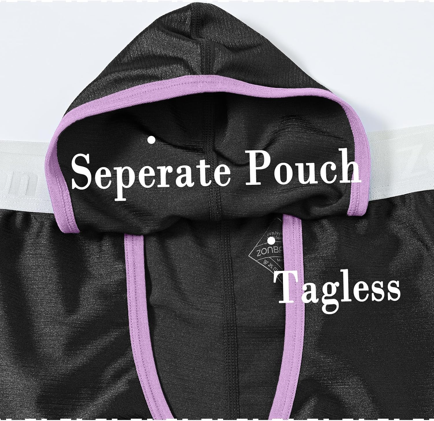 JINSHI Men’s Sexy Open Front Boxer Briefs Glossy Silk Boxer Shorts Soft Breathable Comfortable Underwear Multipack - Image 4