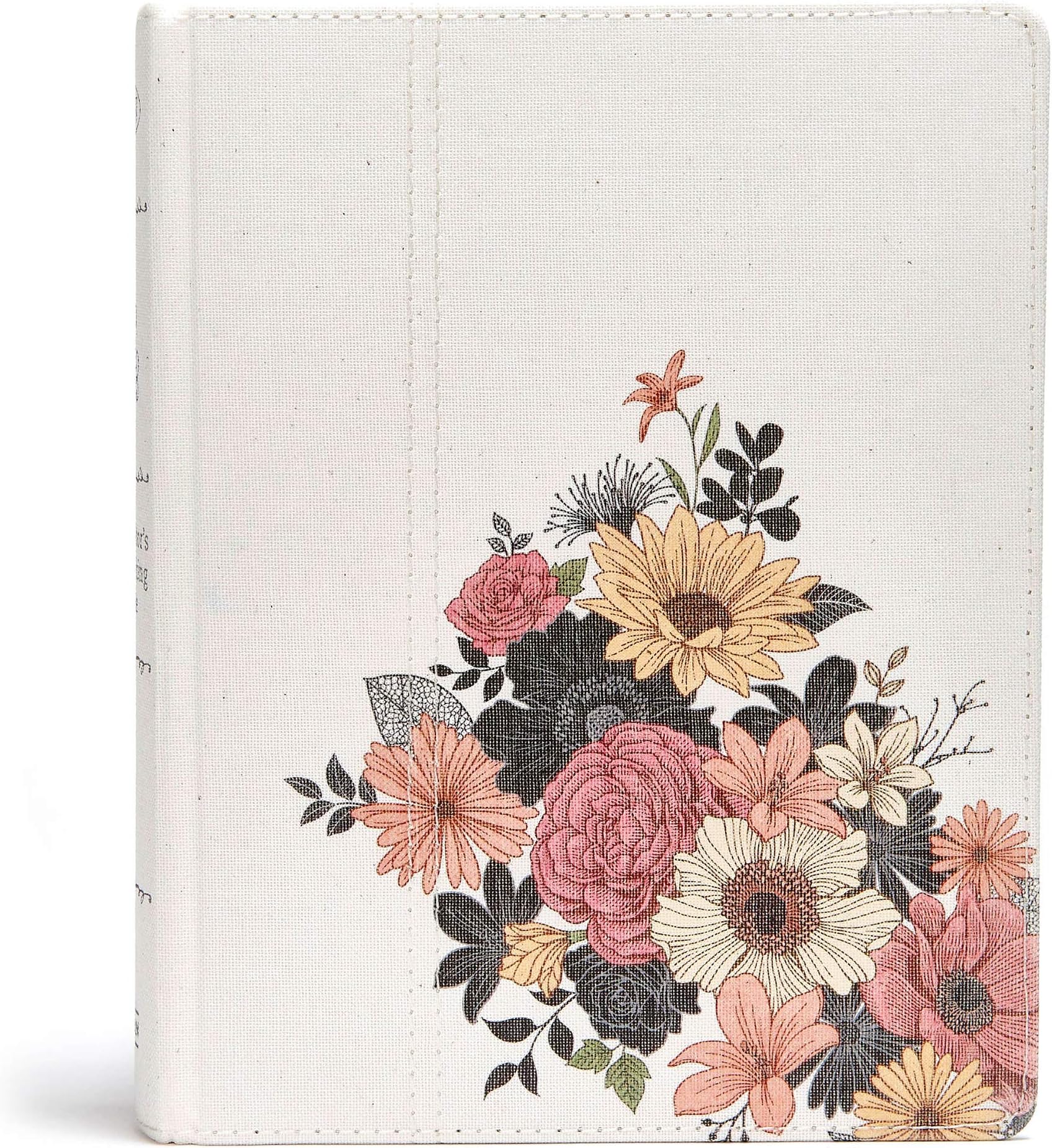 The Illustrator's Notetaking Bible: NKJV Edition, Floral Canvas Over Board Hardcover – May 1, 2017
