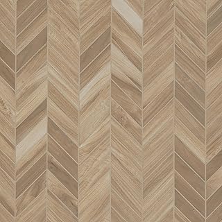 MSI Havenwood Saddle Chevron Glazed Porcelain Tile for Kitchen Backsplas...