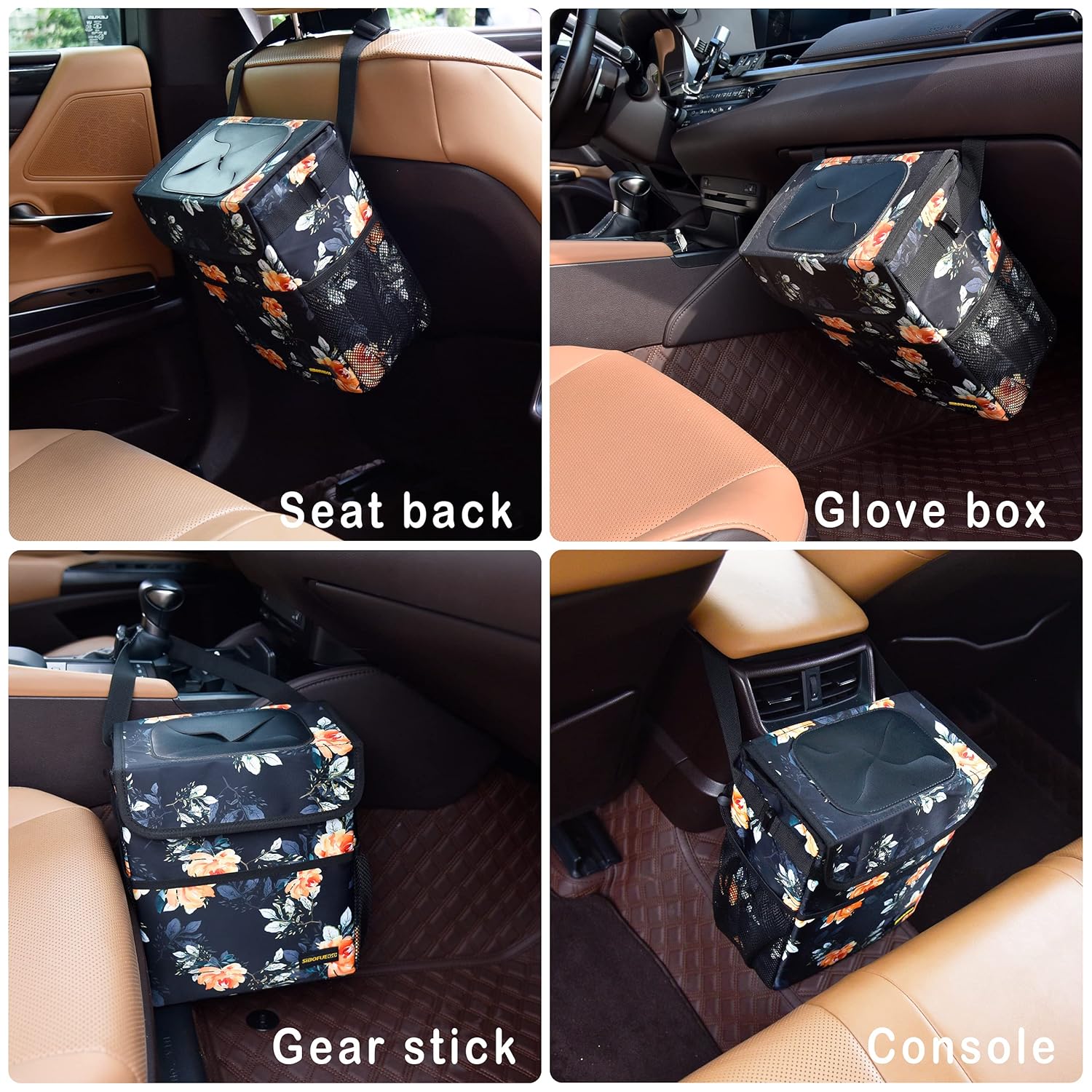 cute car trash bolsa