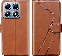 Vista 41 de para Samsung Galaxy A14 5G (2023) Funda tipo cartera, Funda de cuero con tapa [Bloqueo RFID] Soporte para tarjetas de crédito Folio Soporte