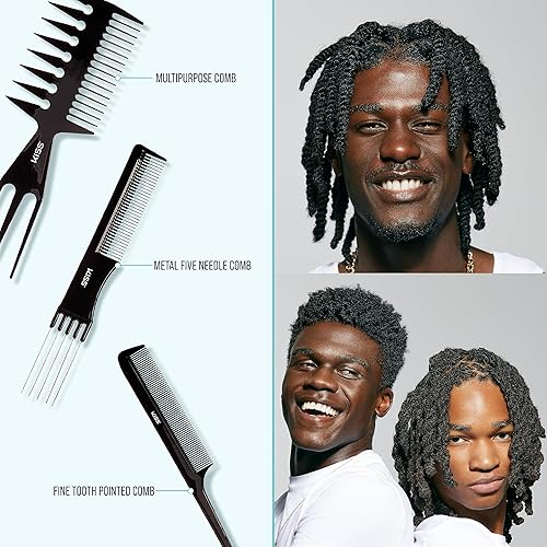 Miniatura 6 de KISS Professional - Juego de 10 peines para desenredar y peinar