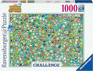 Ravensburger Animal Crossing Jigsaw Puzzles for Kids and Adults Age 12 Years Up - 1000 Pieces - Challenge Edition